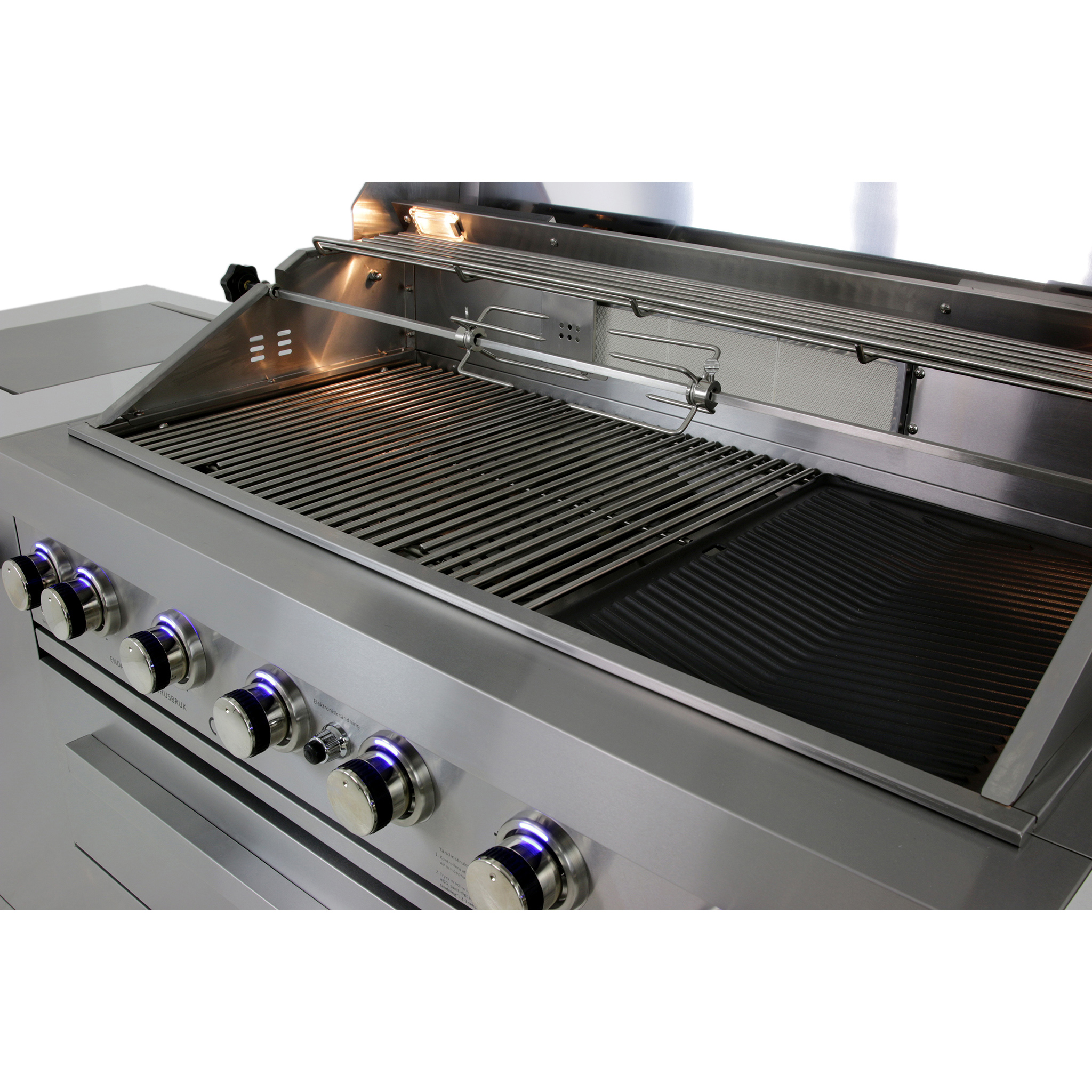 Stor rostfri gasolgrill/utekök | Austin Stor rostfri gasolgrill/utekök | Austin