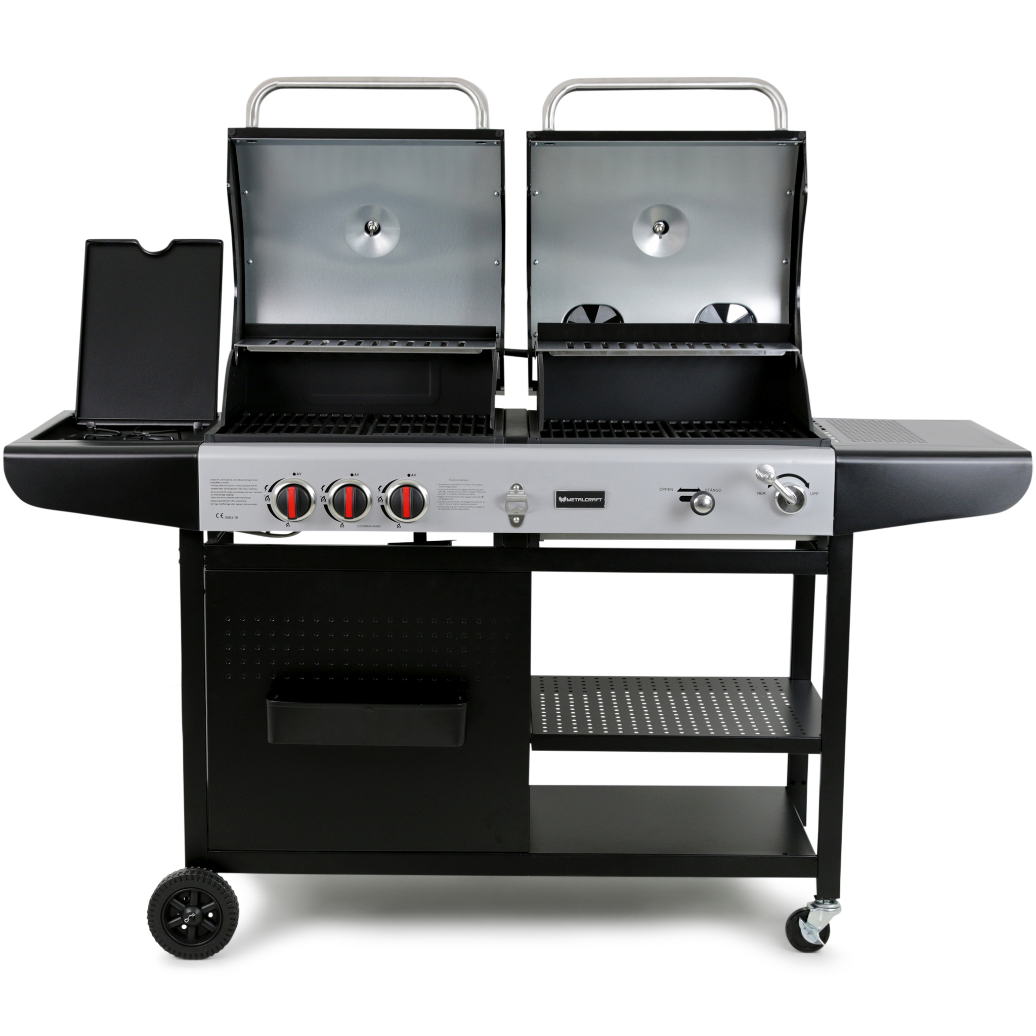 Kombinerad kol- och gasolgrill | Aurora Kombinerad kol- och gasolgrill | Aurora