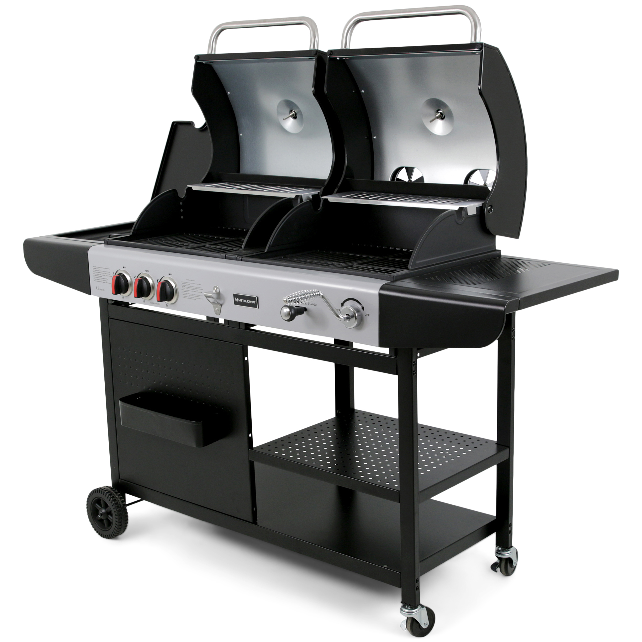 Kombinerad kol- och gasolgrill | Aurora Kombinerad kol- och gasolgrill | Aurora
