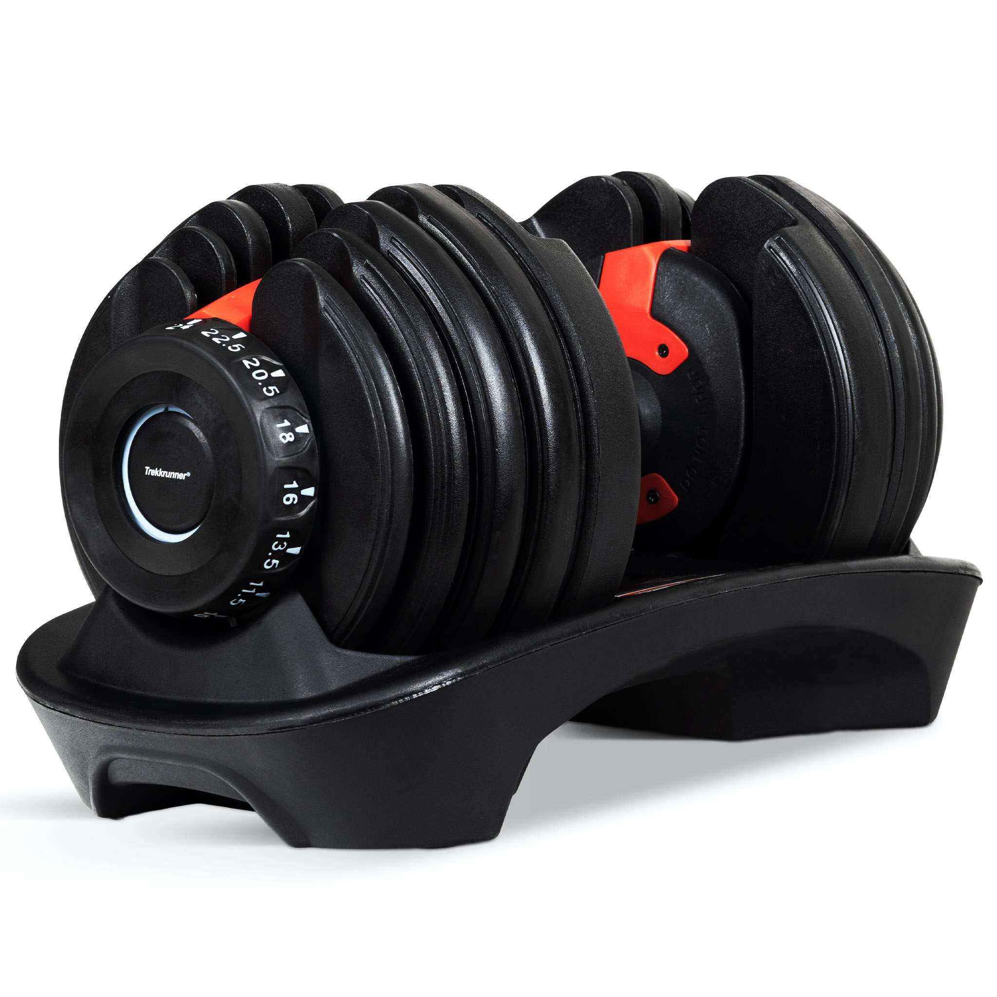 Justerbar hantel 2,5-24kg | 15 viktnivåer | Trekkrunner Justerbar hantel 2,5-24kg | 15 viktnivåer | Trekkrunner