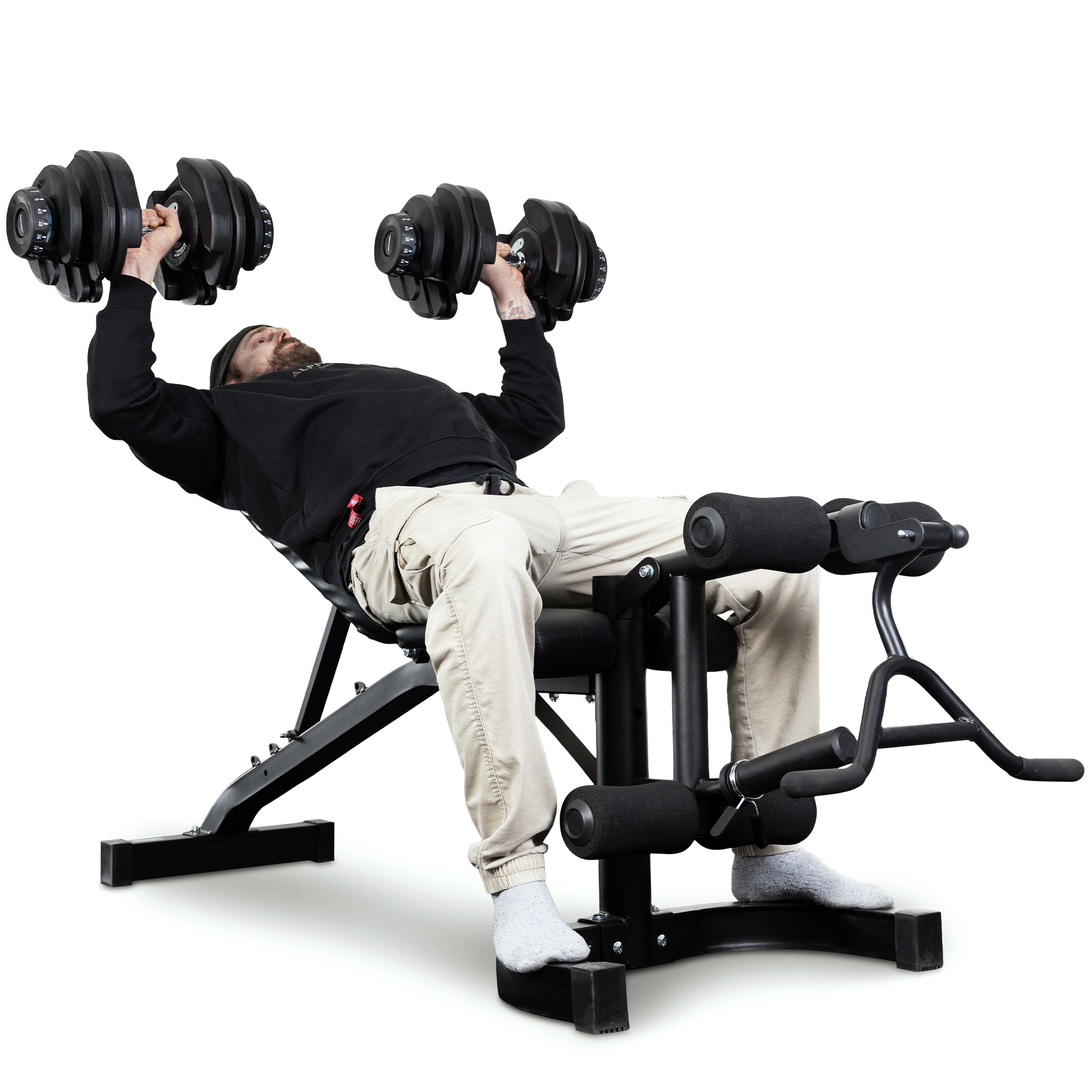Justerbara hantlar 2x40kg med st�ll | St�llbar vikt 5-40kg | Trekkrunner
