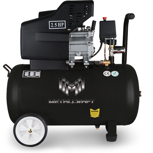 Kompressor med 24 liters tank och 1800 W elmotor Kompressor med 24 liters tank och 1800 W elmotor