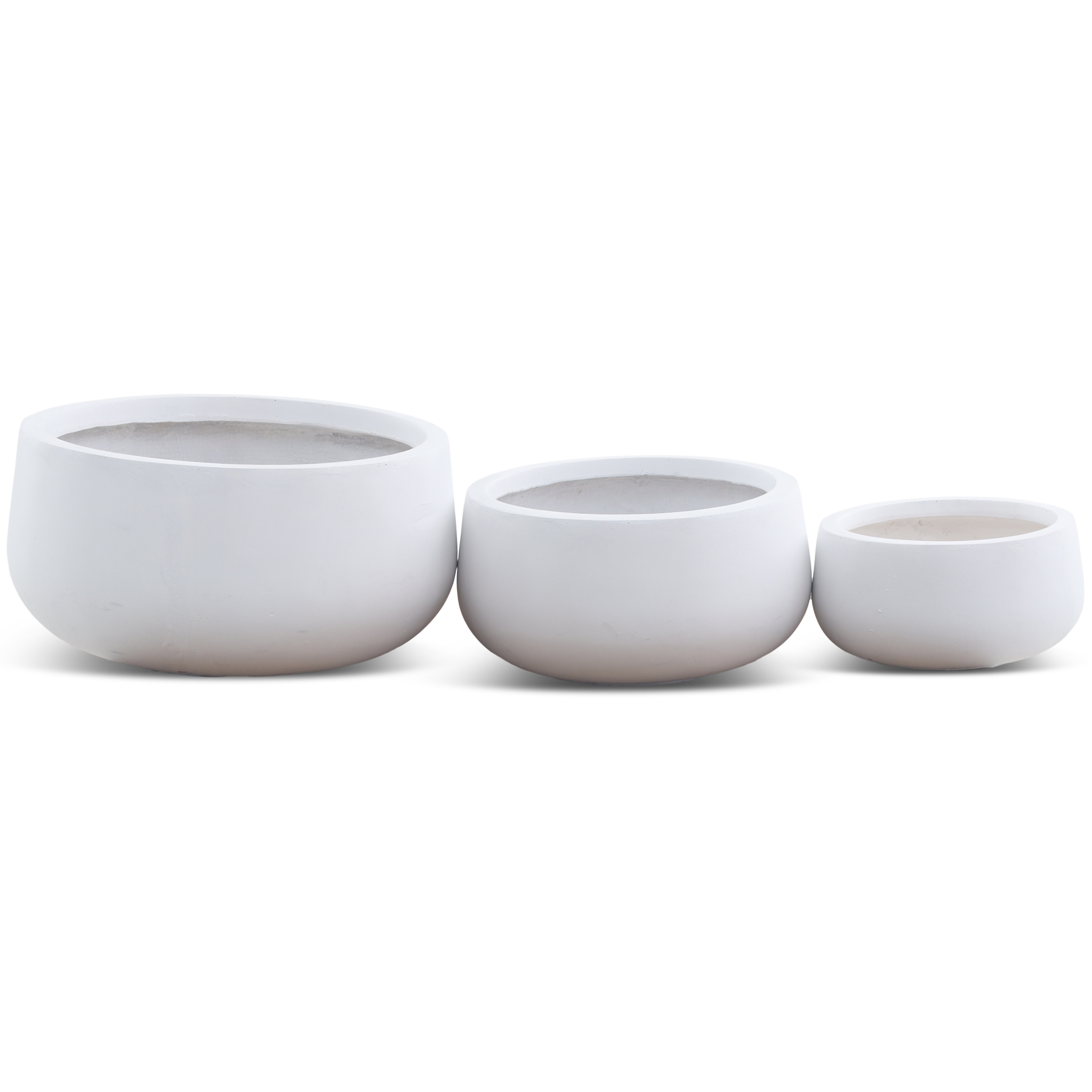 Fiberarmerade utekrukor | 3-pack | Vit Fiberarmerade utekrukor | 3-pack | Vit