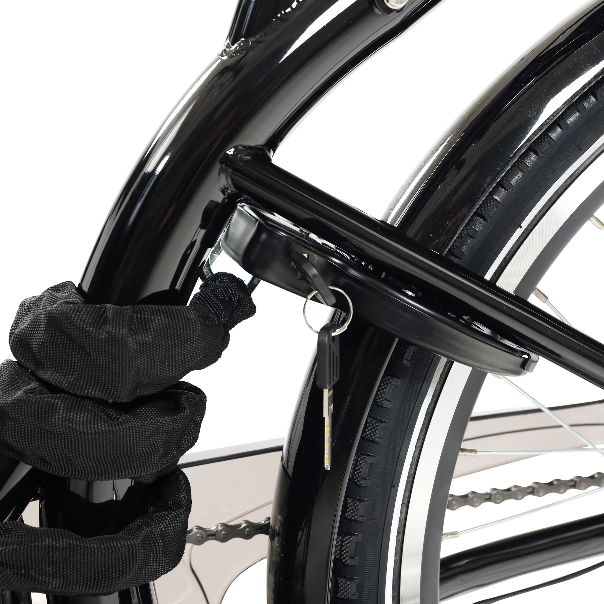 El-lådcykel - 17Ah batteri - Svart trälåda El-lådcykel - 17Ah batteri - Svart trälåda
