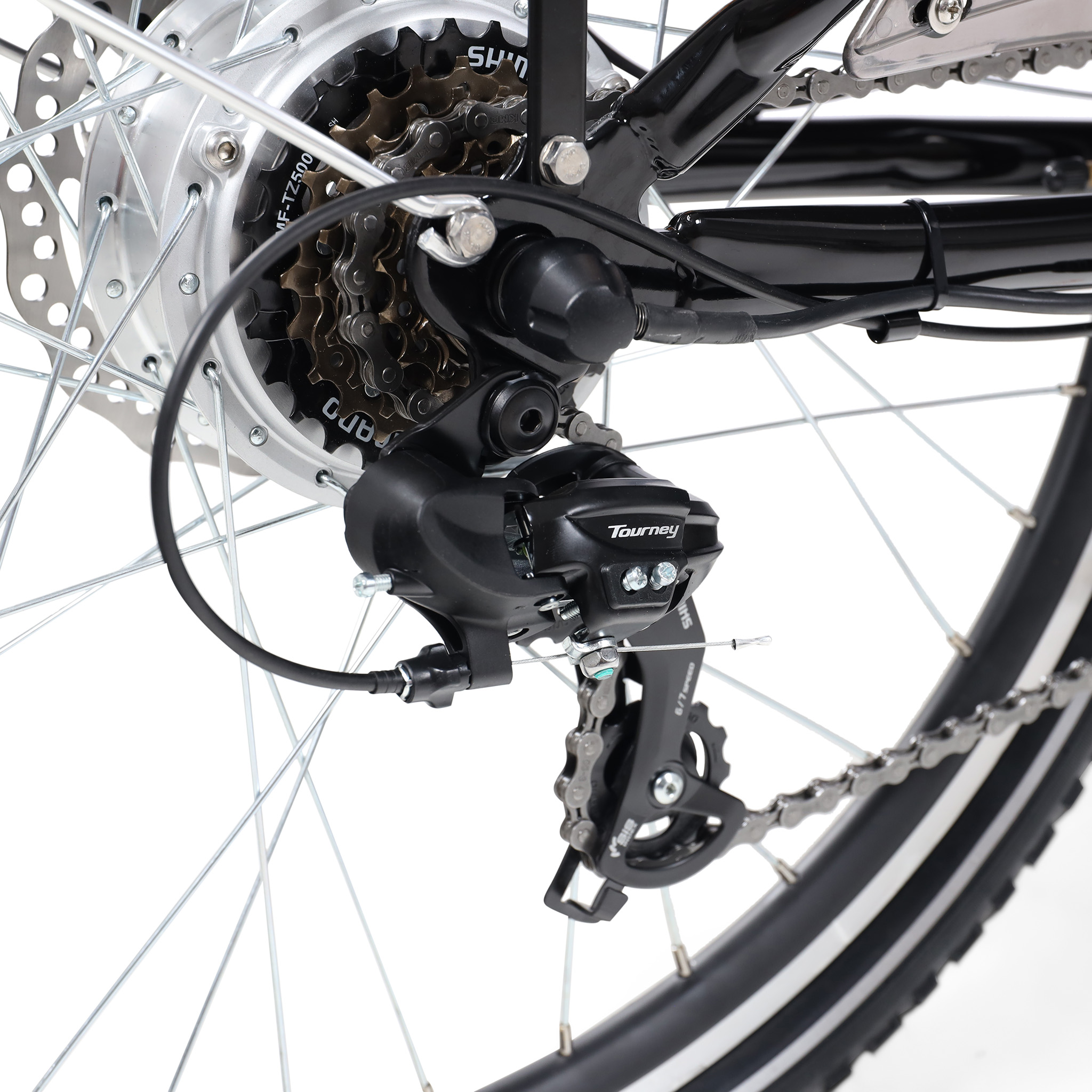 El-lådcykel - 17Ah batteri - Svart trälåda El-lådcykel - 17Ah batteri - Svart trälåda
