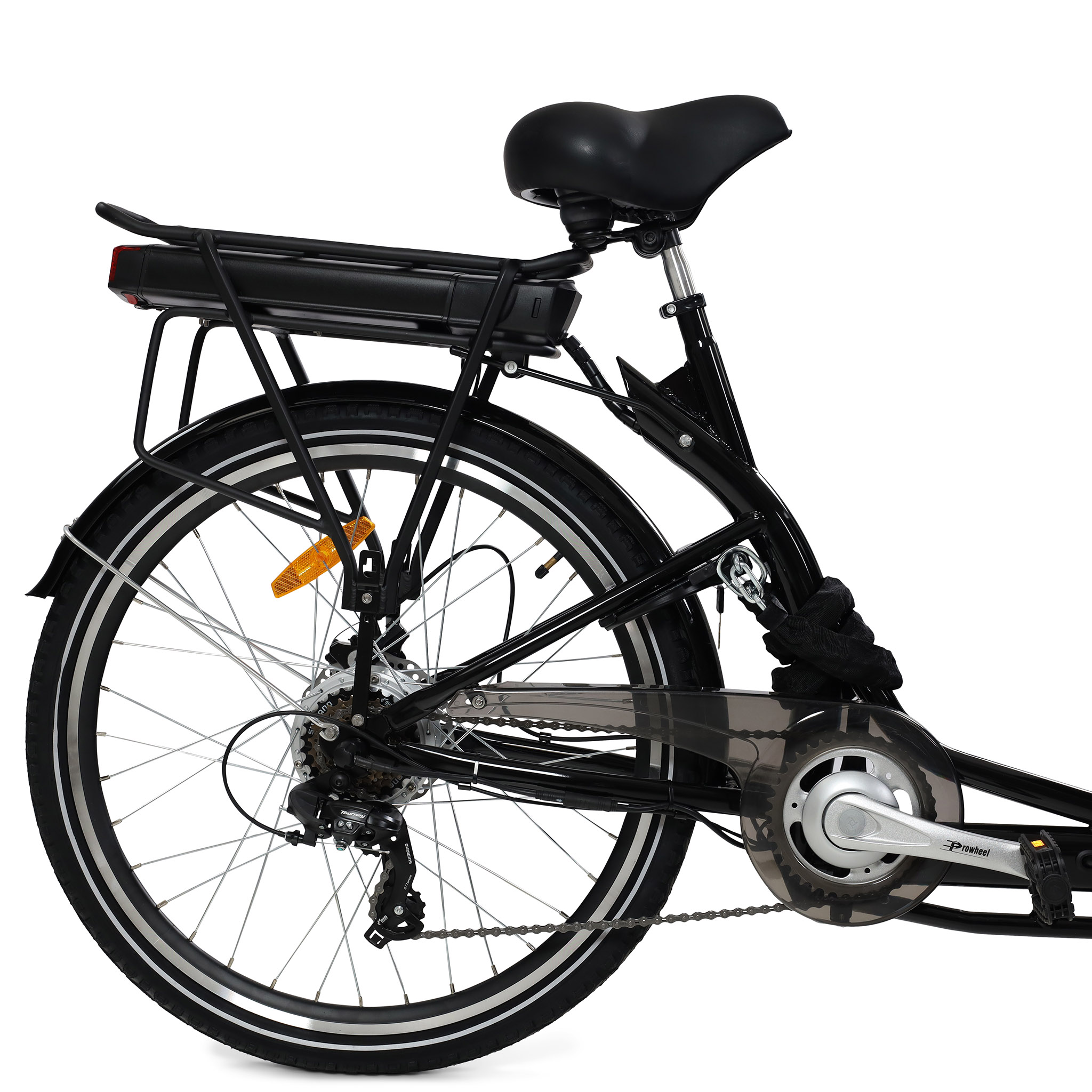 El-lådcykel - 17Ah batteri - Svart trälåda El-lådcykel - 17Ah batteri - Svart trälåda