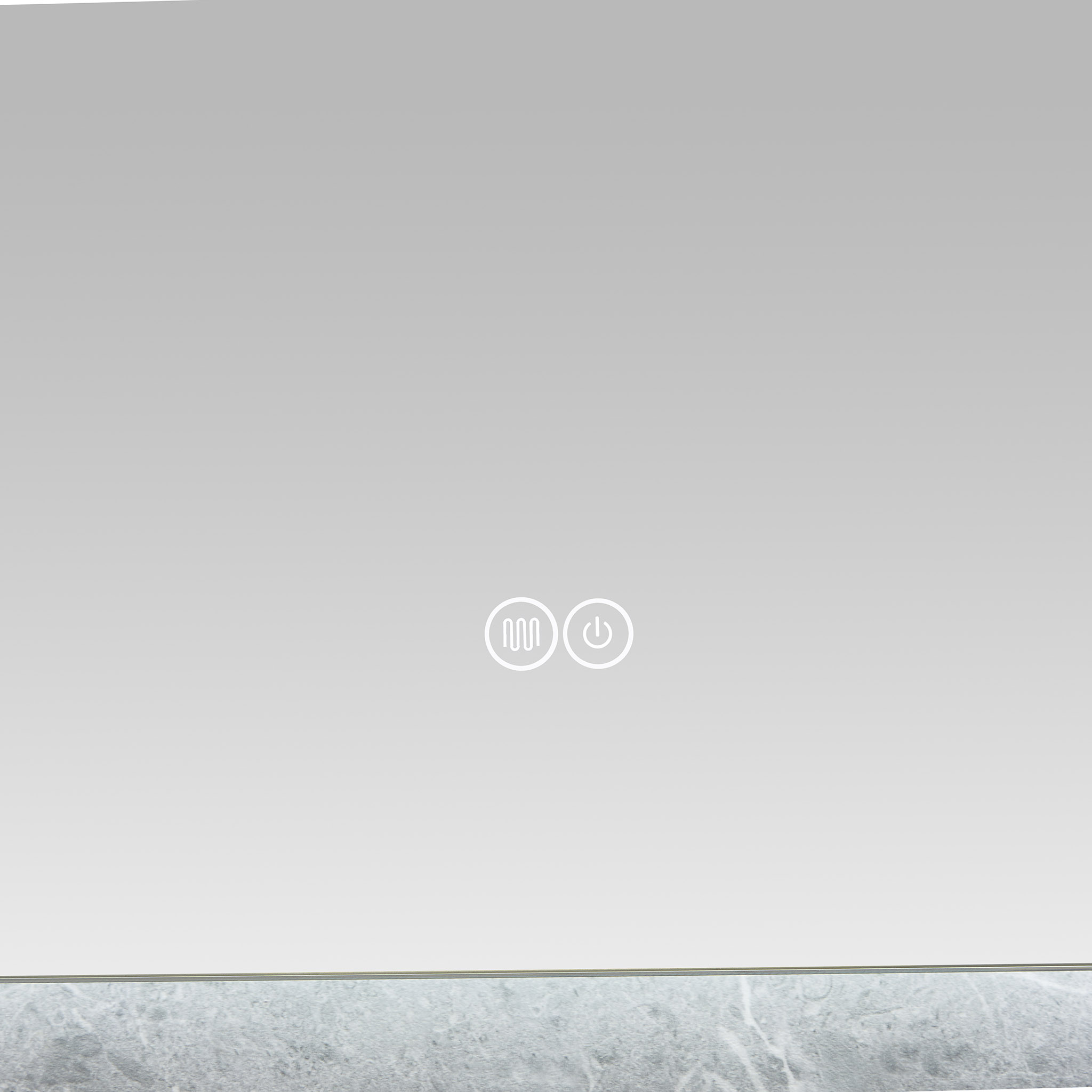 Badrumsspegel | LED-belysning | Anti-fog & touch-styrning | Rektangul�r