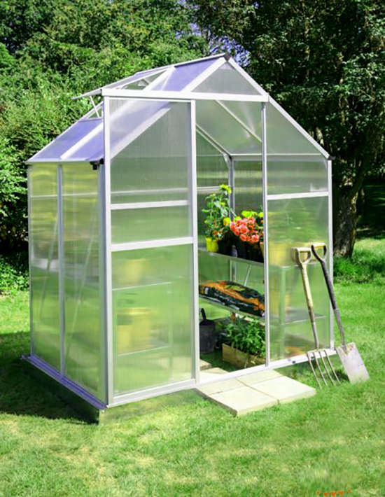 Litet växthus 2,2m² | Hög odlingshöjd | Kanalplast Litet växthus 2,2m² | Hög odlingshöjd | Kanalplast
