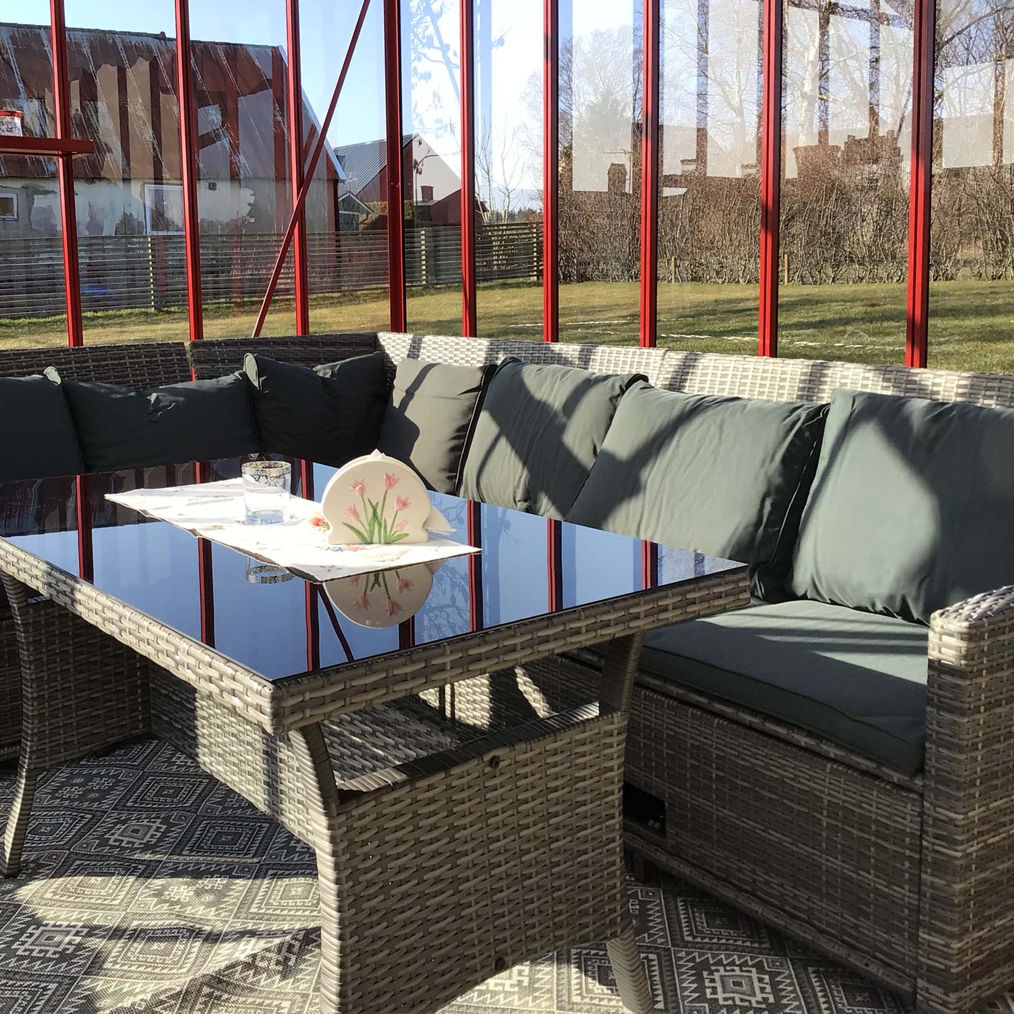 Exklusiv loungegrupp | Inbyggd förvaring | Lyfco Tanumshede - Grå Exklusiv loungegrupp | Inbyggd förvaring | Lyfco Tanumshede - Grå