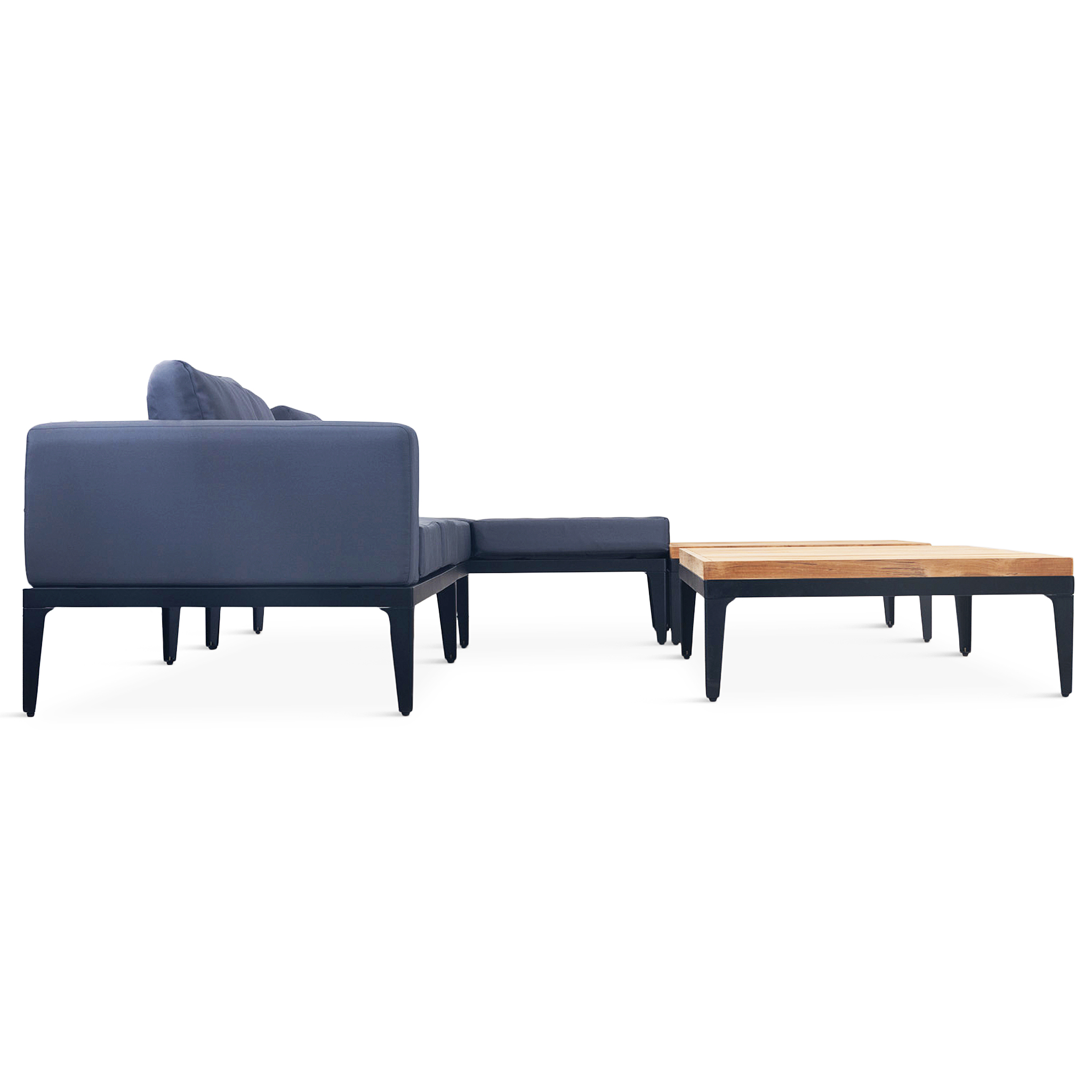 Loungegrupp för trädgården | Teak och aluminium | Lyfco Björkskär Loungegrupp för trädgården | Teak och aluminium | Lyfco Björkskär