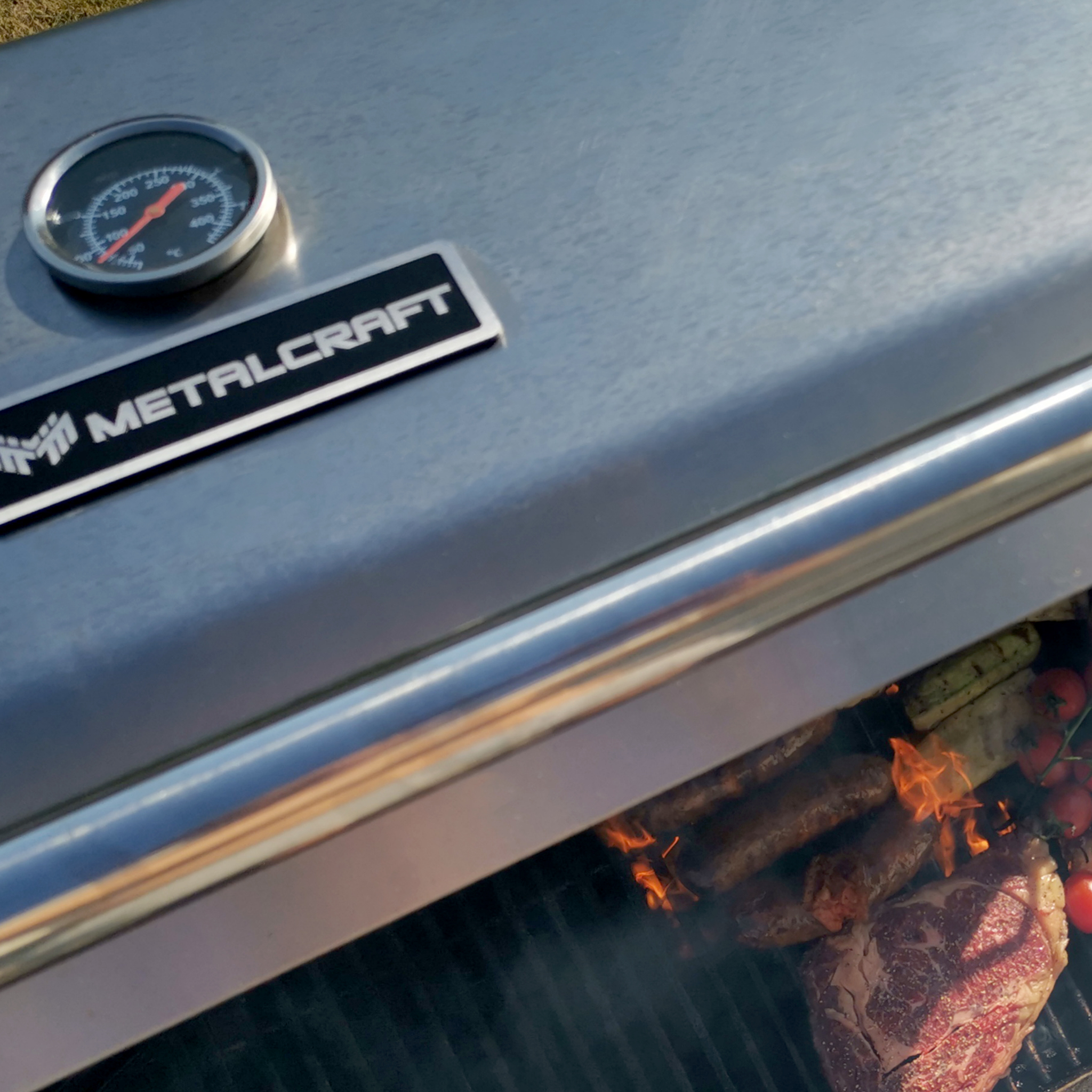 Stor rostfri gasolgrill/utekök med varmluftsfunktion | New Orleans Stor rostfri gasolgrill/utekök med varmluftsfunktion | New Orleans