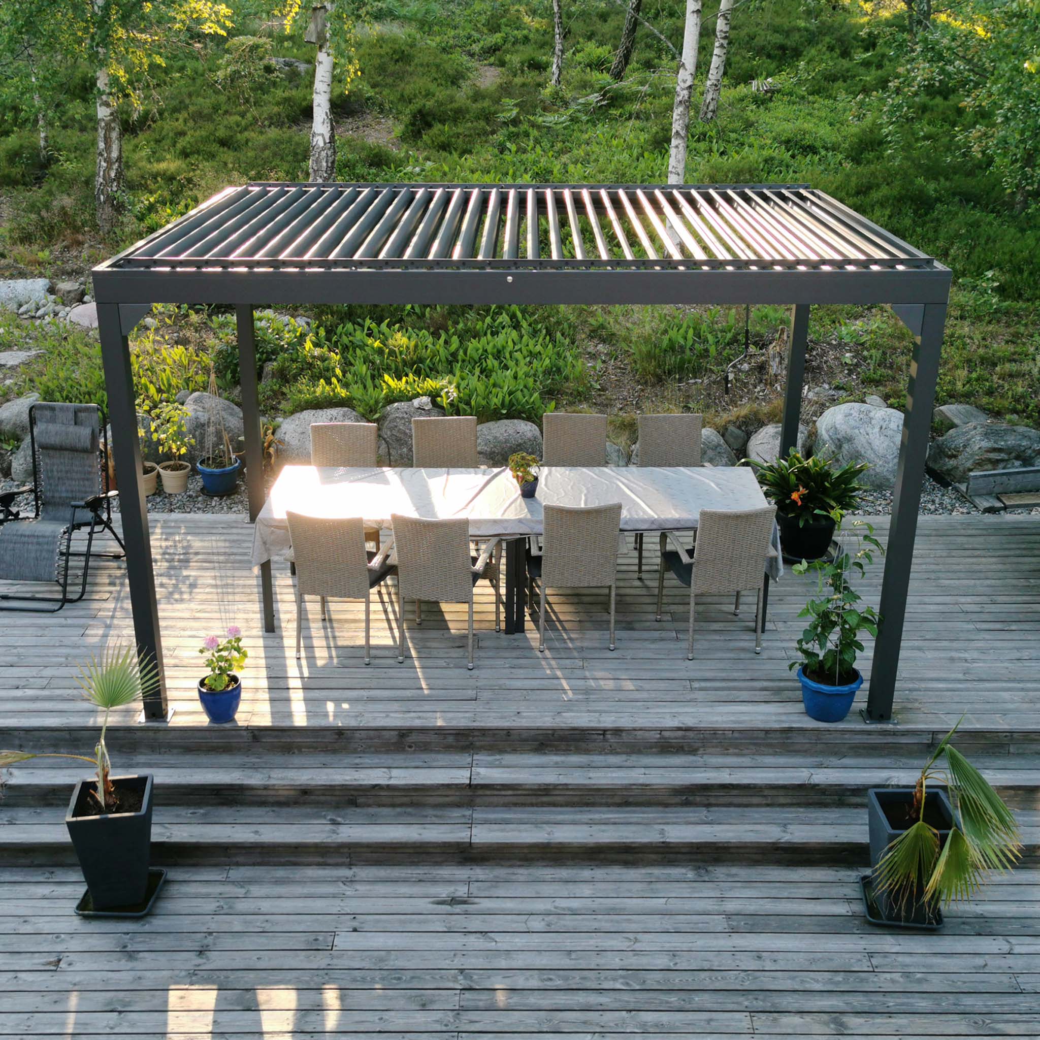 Pergola Premium | �ppningsbara lameller