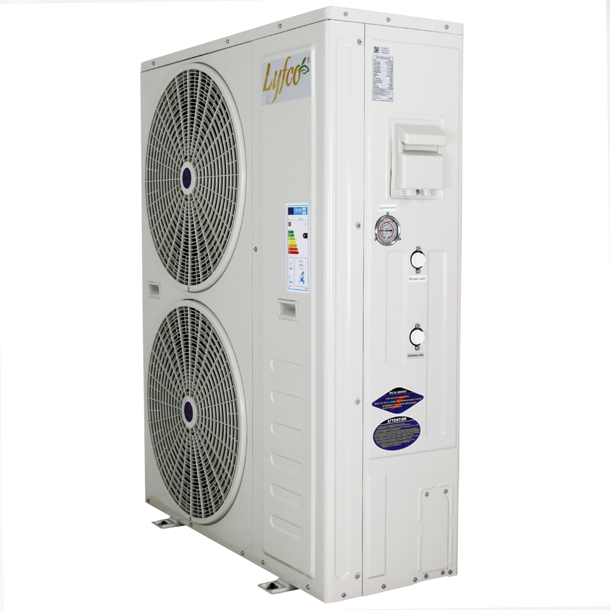 Luft-vatten värmepump 24kW | Klarar -30°C | Värmer 300m² | Inverter | WiFi Luft-vatten värmepump 24kW | Klarar -30°C | Värmer 300m² | Inverter | WiFi