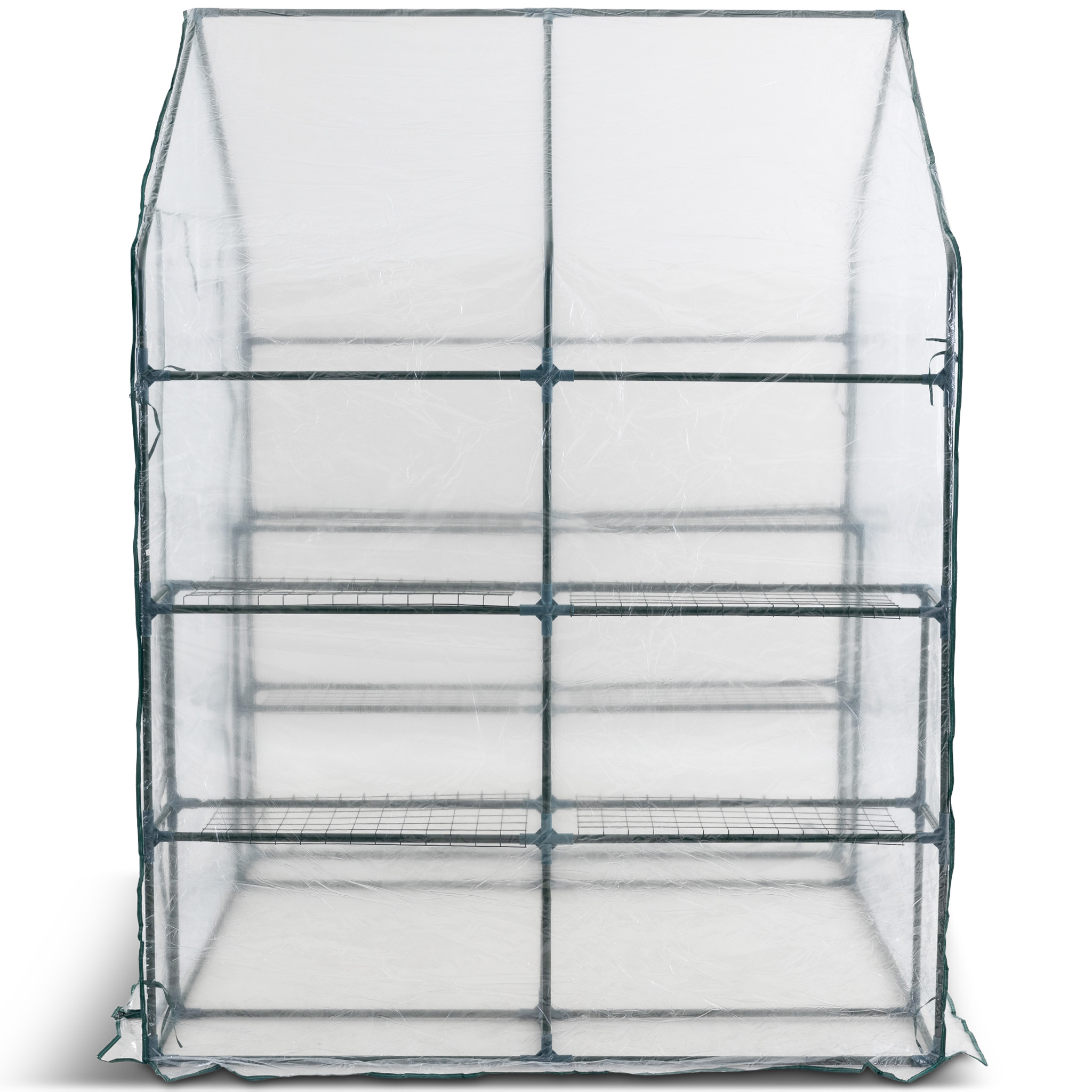 Plastväxthus 2m² | Stålram med PVC-överdrag Plastväxthus 2m² | Stålram med PVC-överdrag