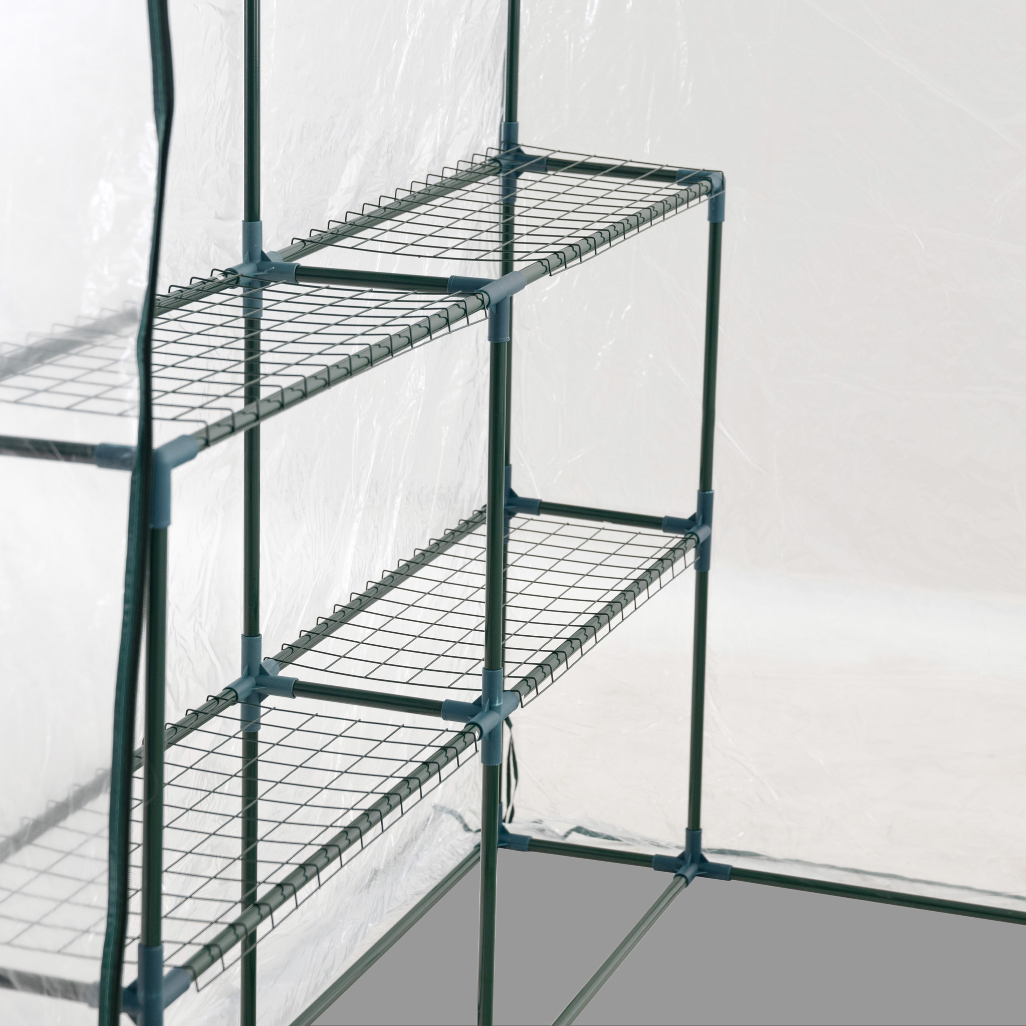 Plastväxthus 2m² | Stålram med PVC-överdrag Plastväxthus 2m² | Stålram med PVC-överdrag