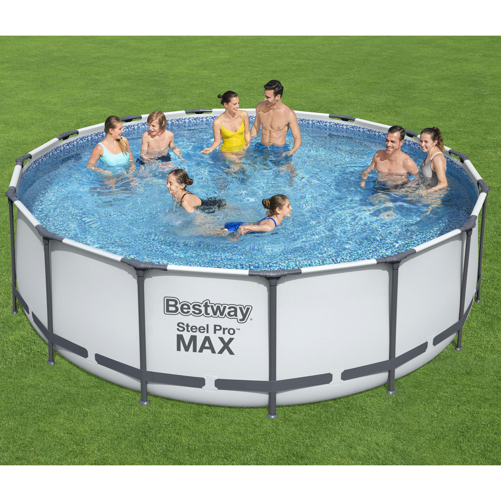 Bestway pool ovan mark Ø4,6m - 122cm djup | Steel Pro MAX (56438) Bestway pool ovan mark Ø4,6m - 122cm djup | Steel Pro MAX (56438)