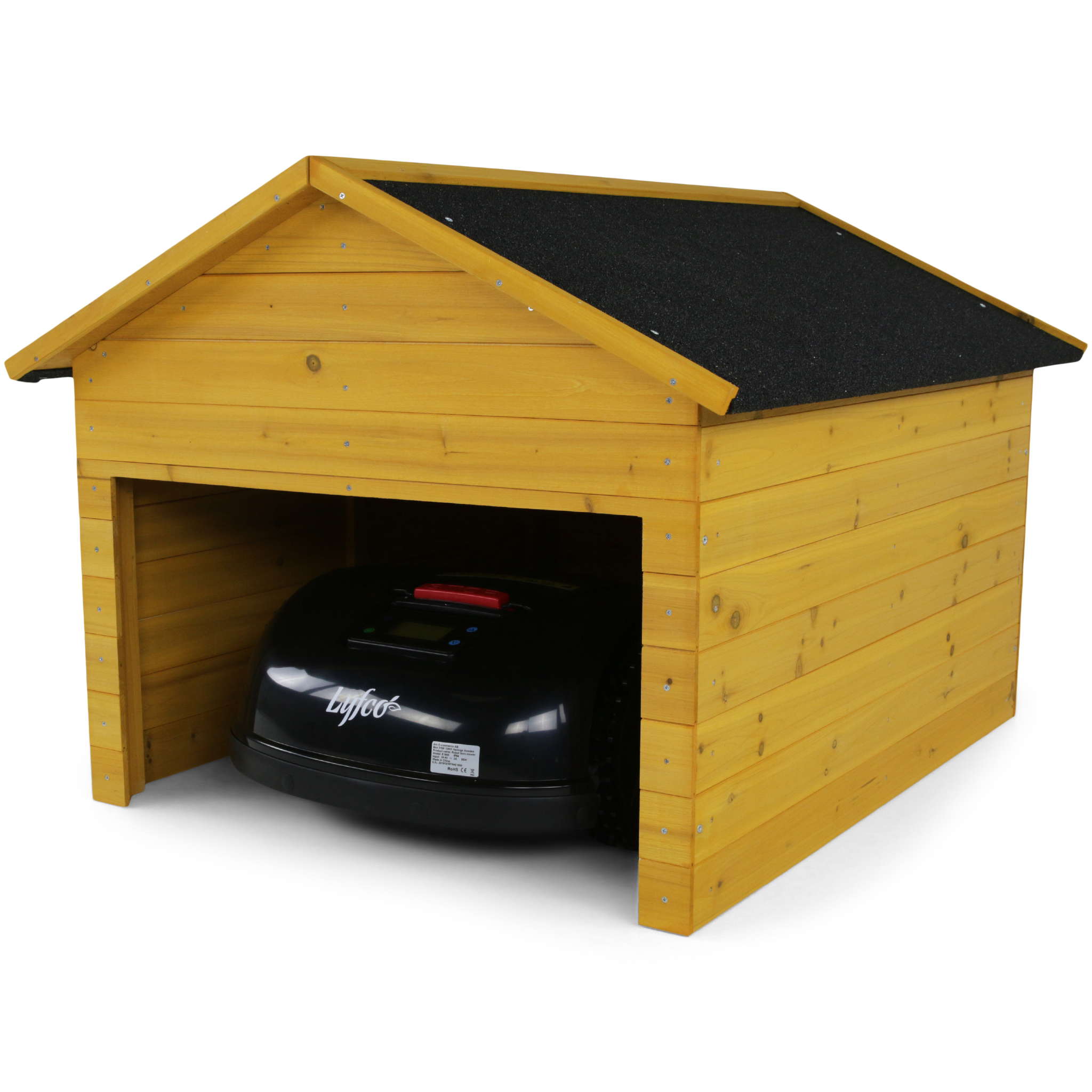 Hus/garage till robotgr�sklippare - 104x86cm