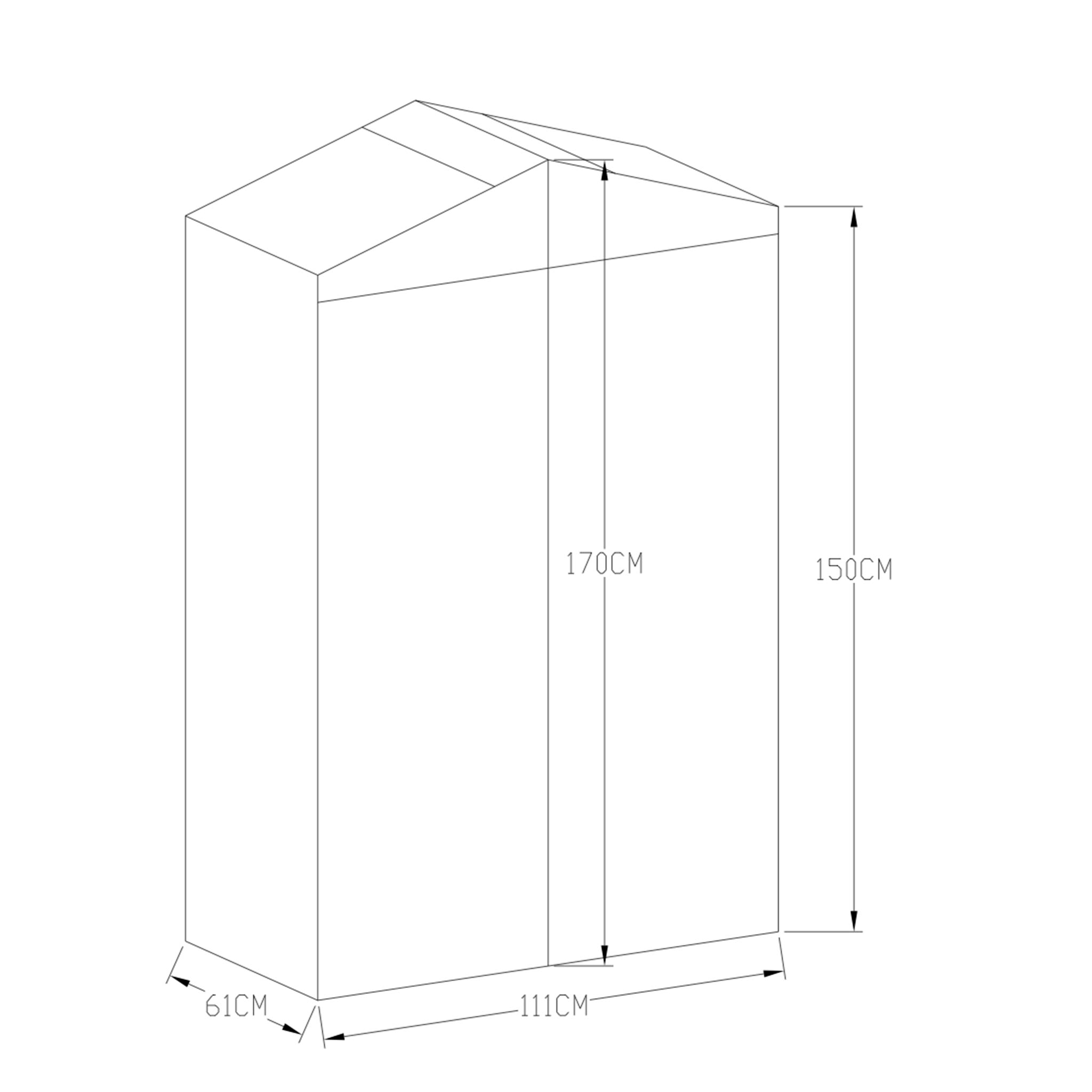 Högt miniväxthus V-tak | 4mm säkerhetsglas | Svart Högt miniväxthus V-tak | 4mm säkerhetsglas | Svart