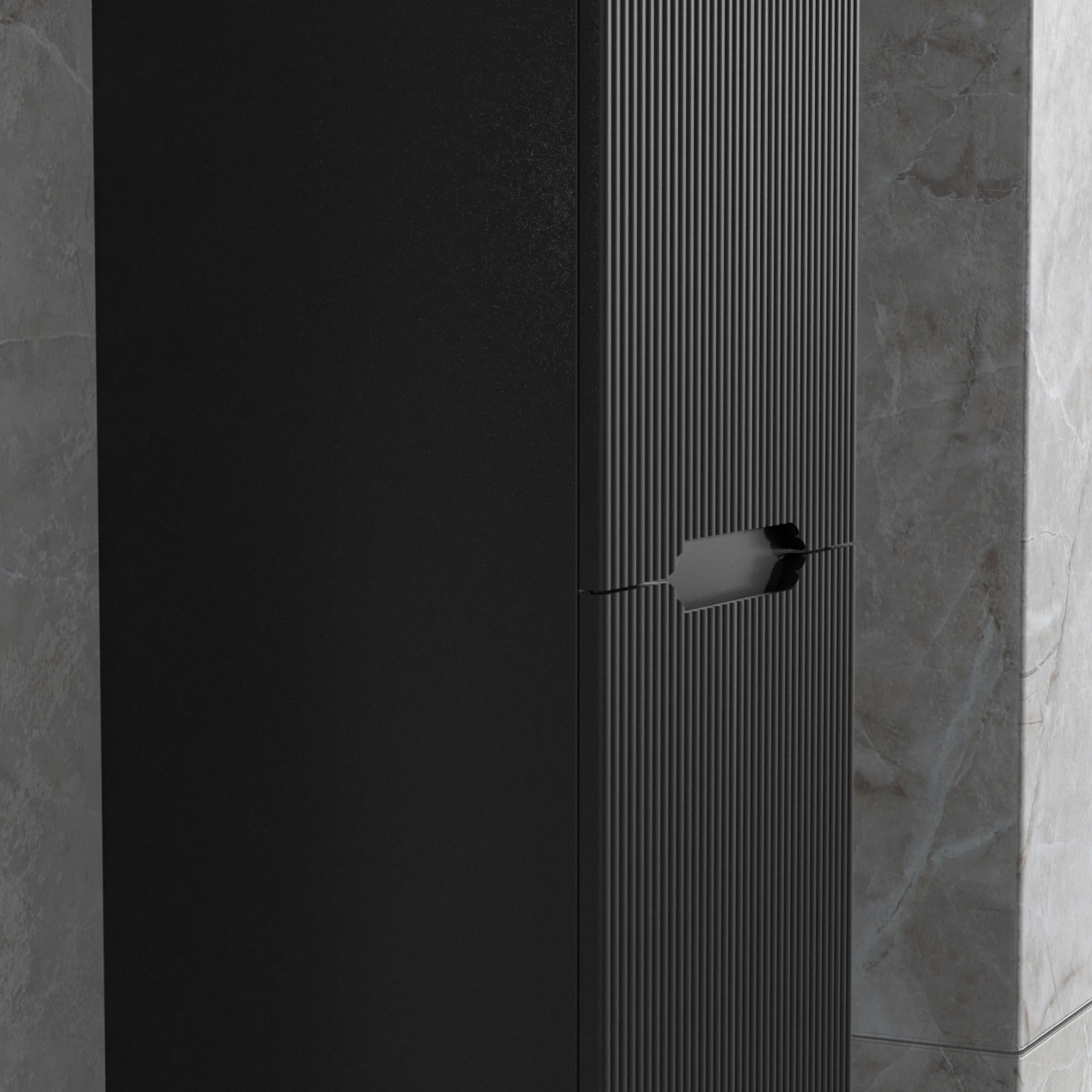 Badrumspaket | Kommod 101cm | Rund LED-spegel | Tuba Badrumspaket | Kommod 101cm | Rund LED-spegel | Tuba