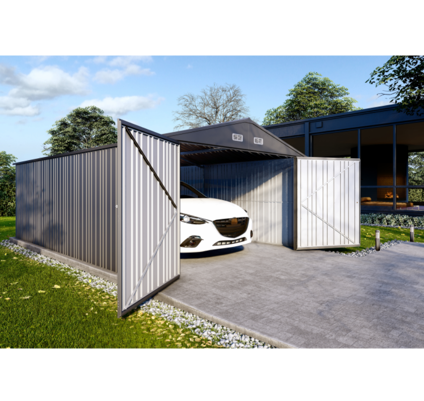 Plåtgarage 20 m² | Dubbel dörr | Robust design Plåtgarage 20 m² | Dubbel dörr | Robust design