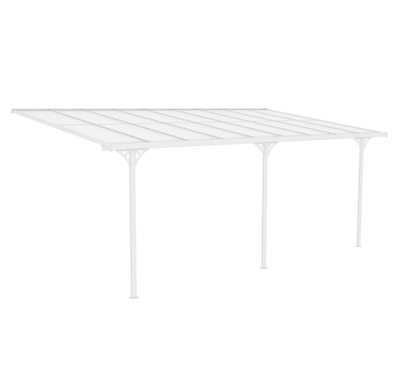 Altantak 5,66x2,54 | Kanalplast / Aluminium| Robust design | Vit Altantak 5,66x2,54 | Kanalplast / Aluminium| Robust design | Vit