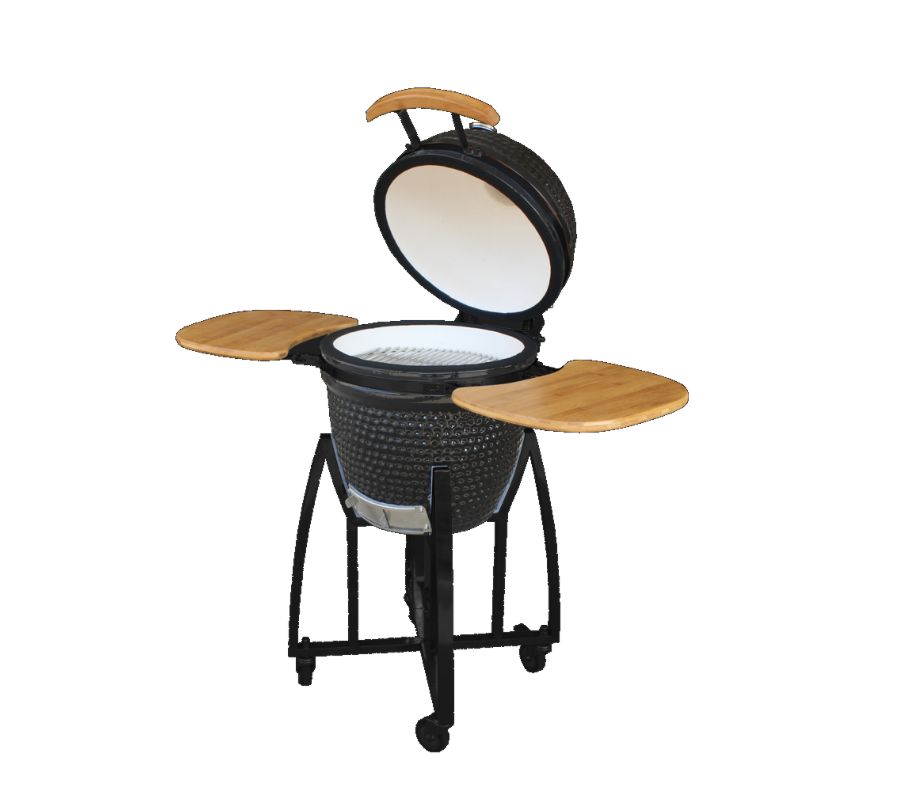 Kamado Grill | Keramisk Grill BBQ | �45 cm | Svart