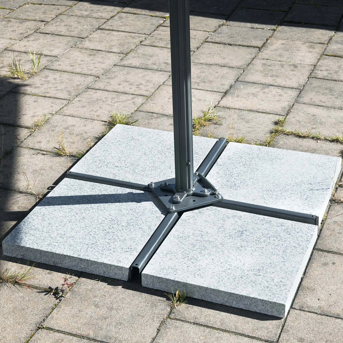 Parasollvikter i granit | 4x25kg Parasollvikter i granit | 4x25kg
