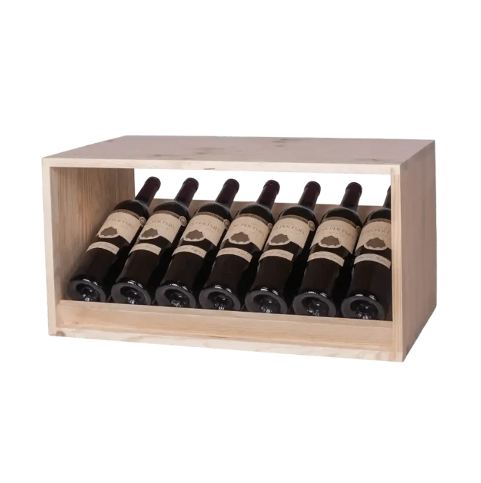 Vinhylla i tr� 60x30cm | Naturlig furu | Arvino