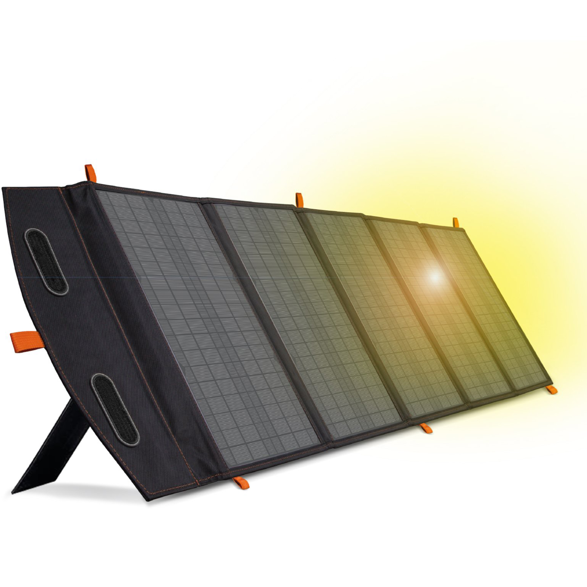 Portabel solpanel 100W | Vikbar | Ladda 3 enheter samtidigt Portabel solpanel 100W | Vikbar | Ladda 3 enheter samtidigt