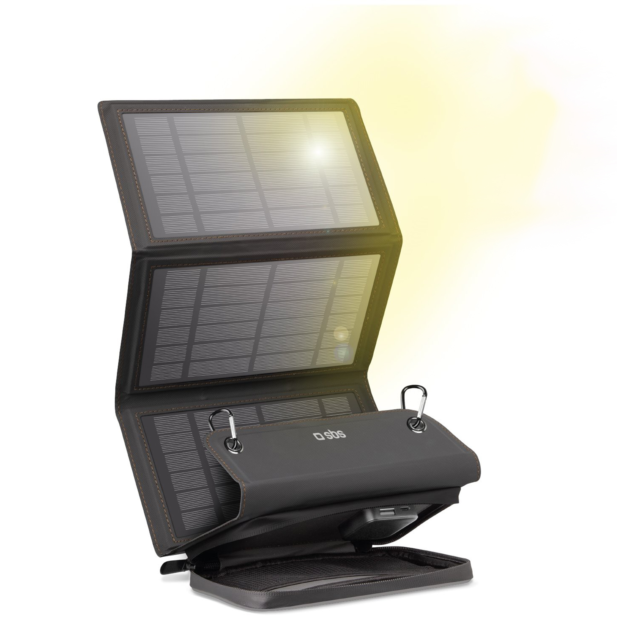 Portabel solpanel 10W | Vikbar | Ladda 2 enheter samtidigt Portabel solpanel 10W | Vikbar | Ladda 2 enheter samtidigt