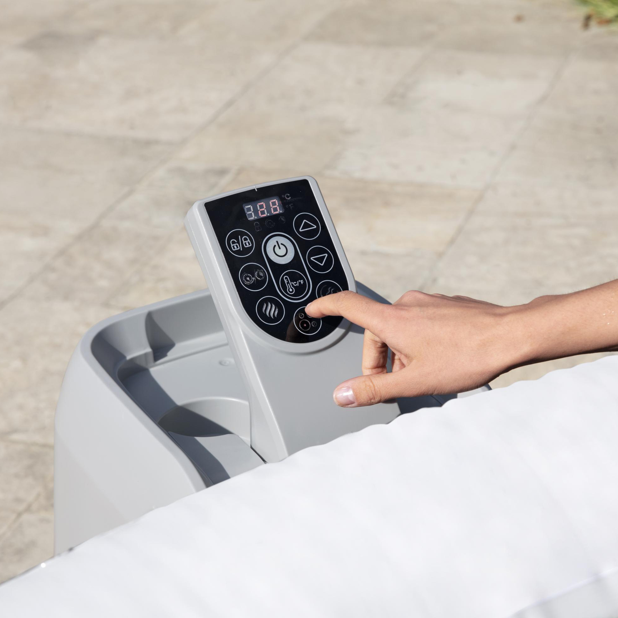 Lay-Z Spa Hollywood Airjet | Bestway uppblåsbart spabad 4-6 personer Lay-Z Spa Hollywood Airjet | Bestway uppblåsbart spabad 4-6 personer