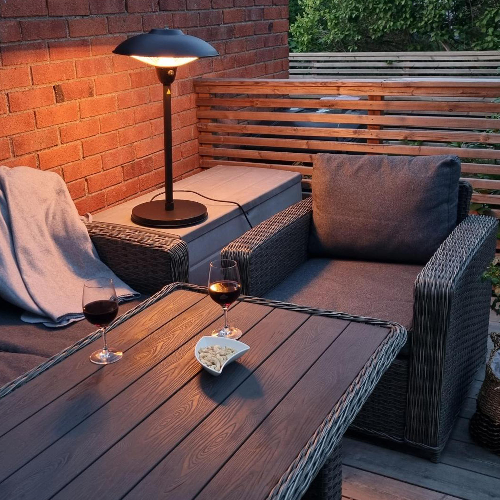 Stående terrassvärmare | 1500W Stående terrassvärmare | 1500W