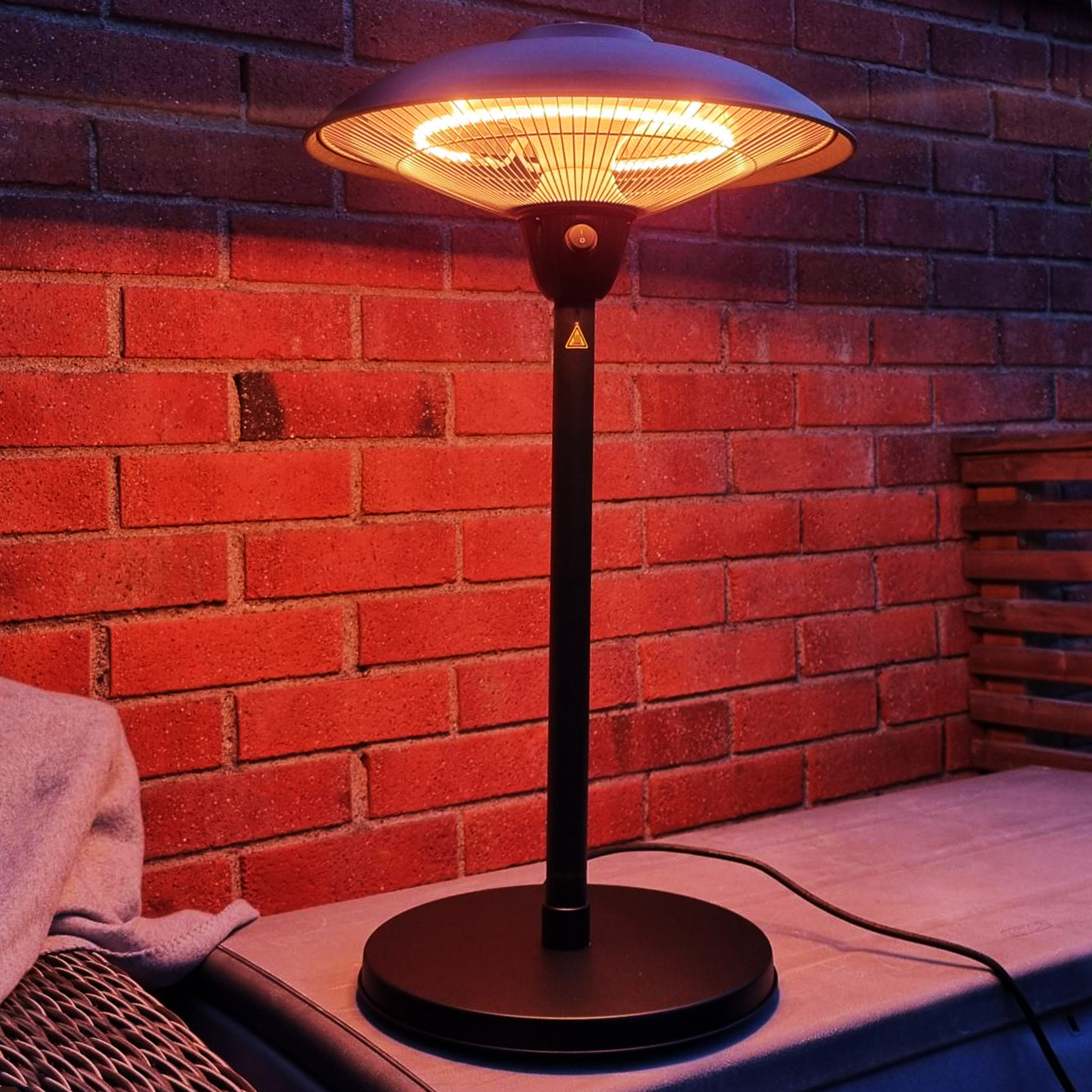 Stående terrassvärmare | 1500W Stående terrassvärmare | 1500W