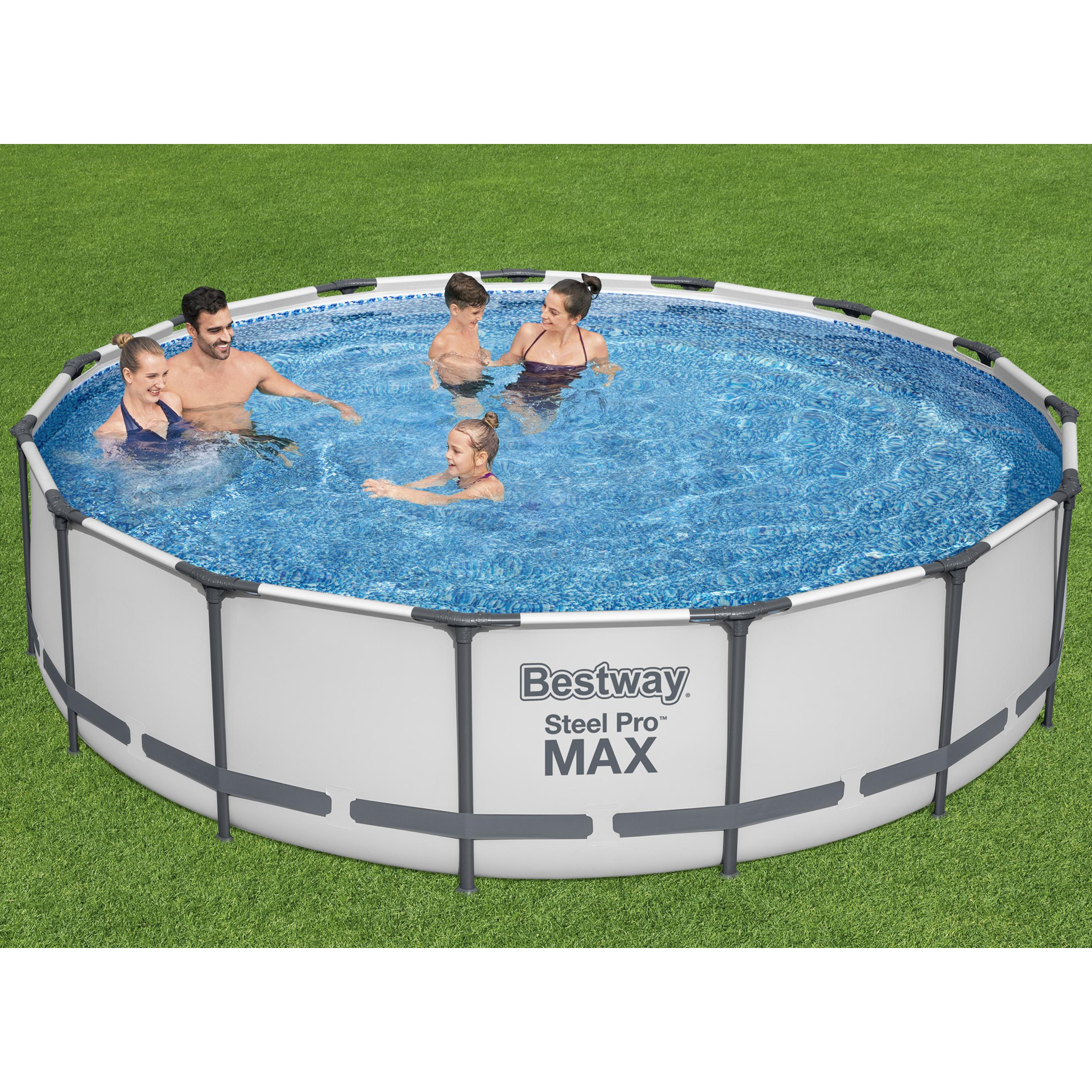 Bestway pool ovan mark Ø4,57m - 1,07m djup | Steel Pro MAX (56488) Bestway pool ovan mark Ø4,57m - 1,07m djup | Steel Pro MAX (56488)