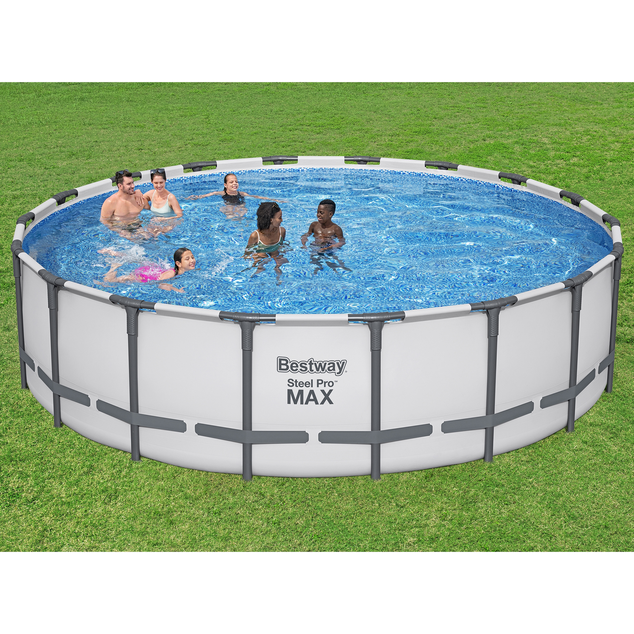 Bestway pool ovan mark Ø5,49m - 1,32m djup | Steel Pro MAX (561FJ) Bestway pool ovan mark Ø5,49m - 1,32m djup | Steel Pro MAX (561FJ)