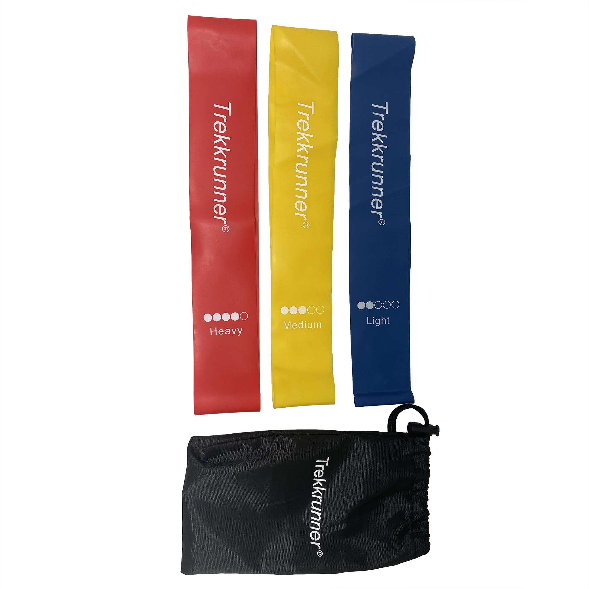 Träningsband - 3-pack med olika motstånd Träningsband - 3-pack med olika motstånd
