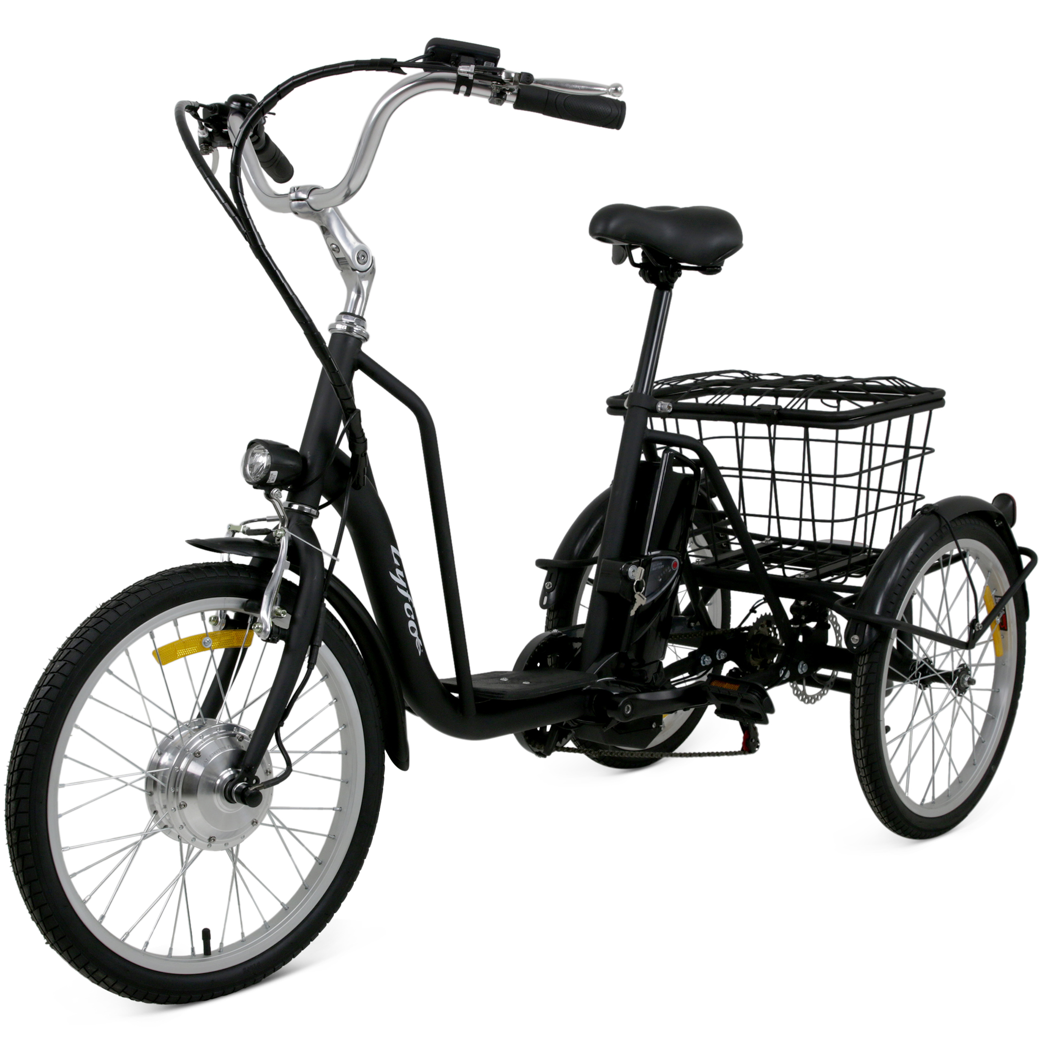 Trehjulig elcykel | 6 v�xlar Shimano | 250W - 10.4Ah | Lyfco