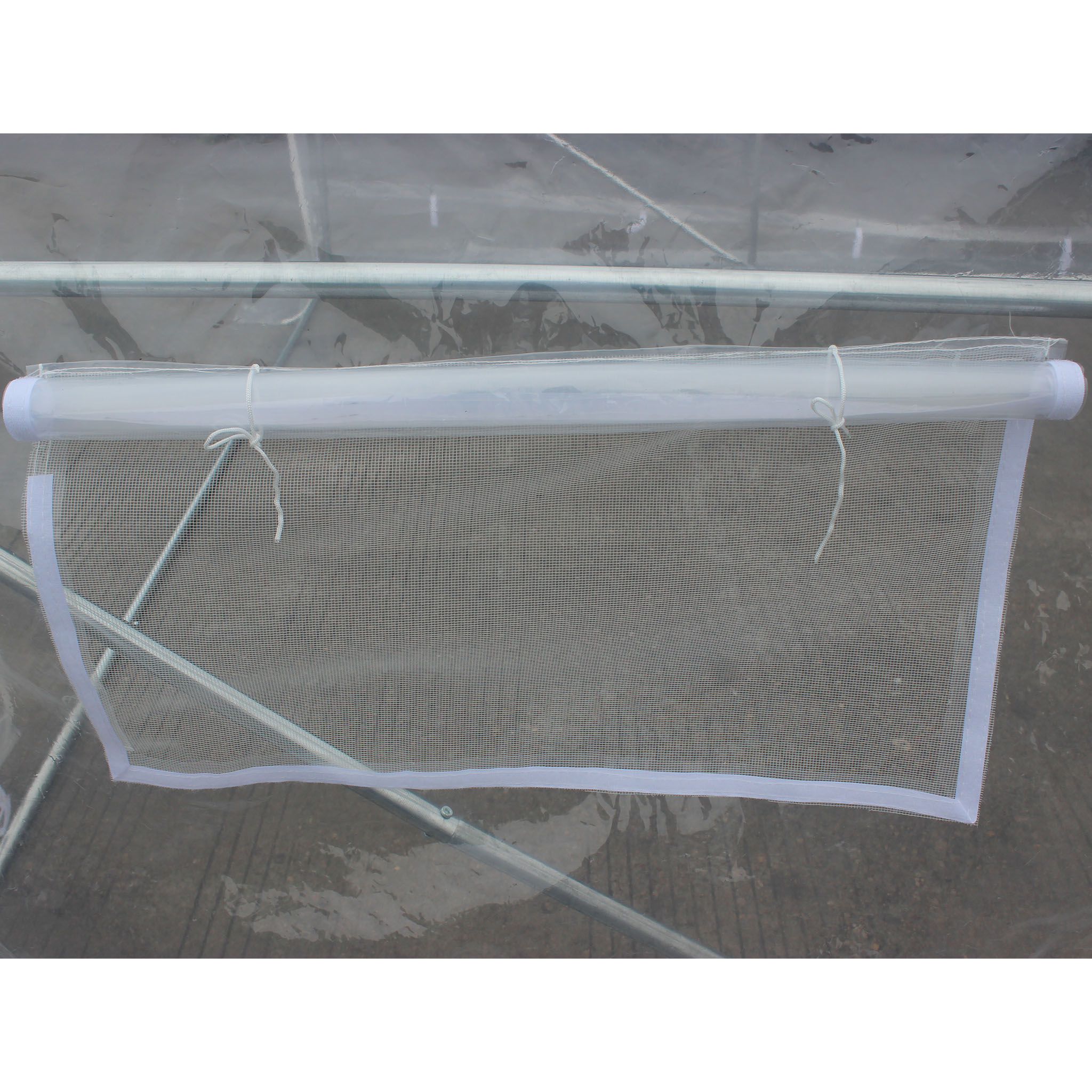Tunnelväxthus 24m² | Stålram med transparent PE-plastöverdrag Tunnelväxthus 24m² | Stålram med transparent PE-plastöverdrag