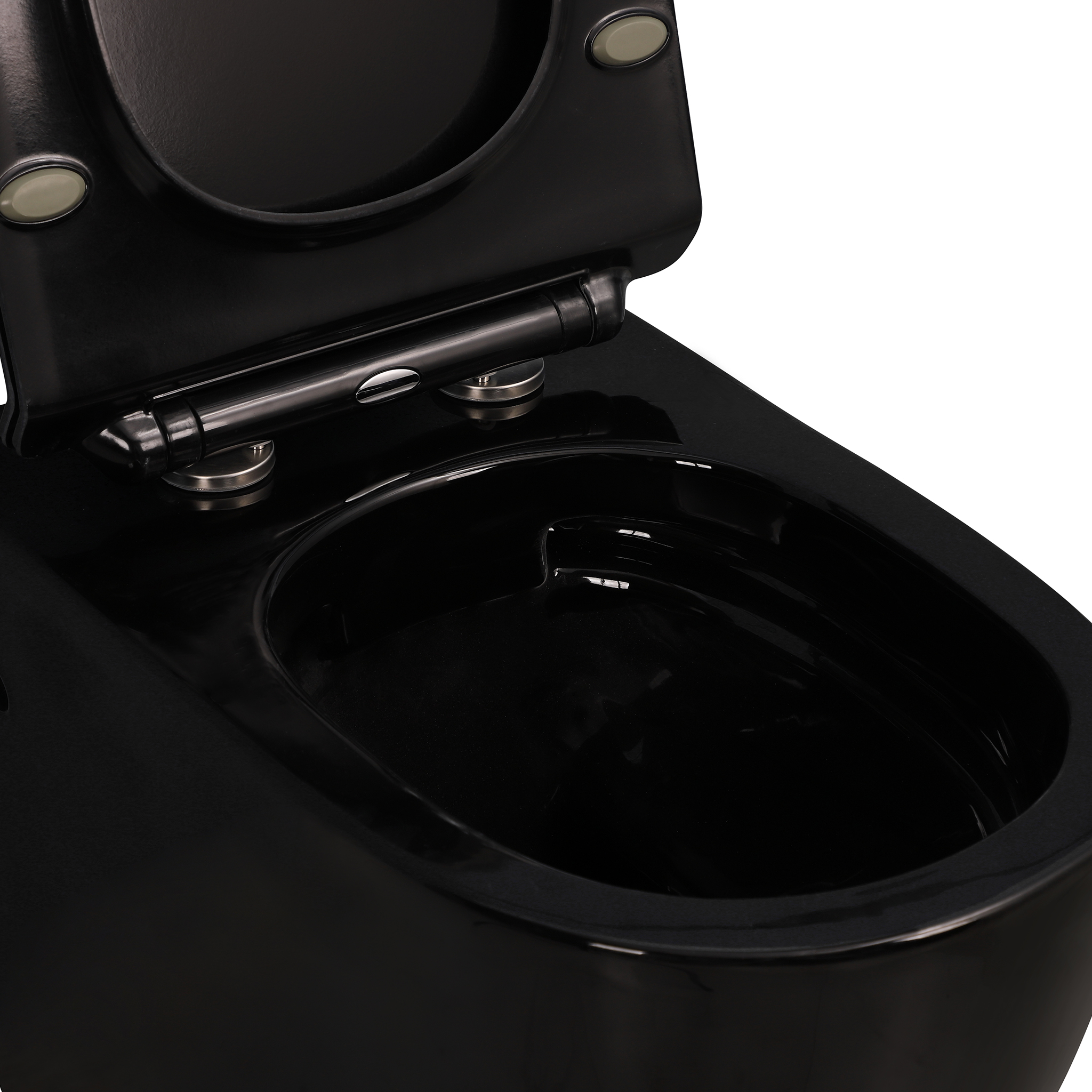 Vägghängd toalett inkl. Dold cistern | Svart | Toalettpaket Vägghängd toalett inkl. Dold cistern | Svart | Toalettpaket