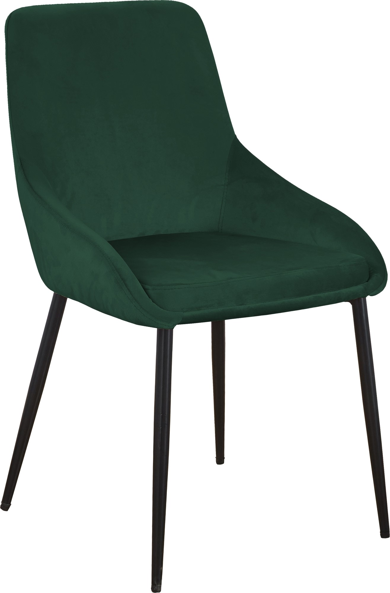 Theo Stol – Mörkgrön sammet med svarta metallben | Modern komfort & design Theo Stol – Mörkgrön sammet med svarta metallben | Modern komfort & design