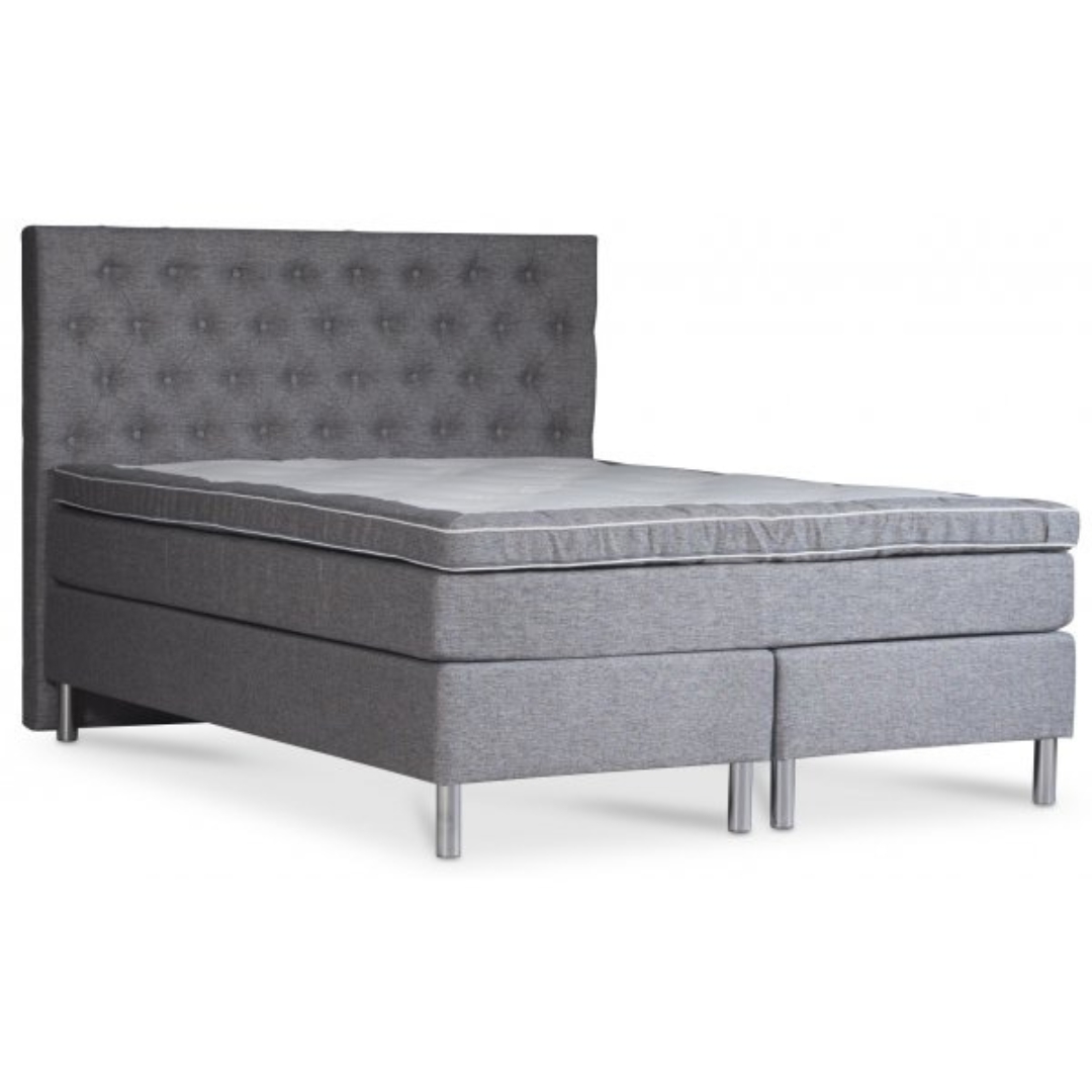 Kontinentals�ng 160�200 cm | 5-zons pocket, bonellbotten & b�ddmadrass | Hilton