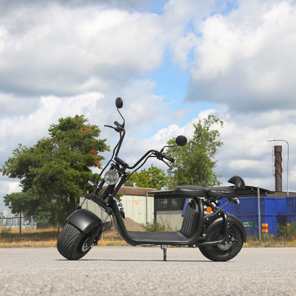 Fatscooter 3000W LG litiumbatteri - 21Ah | Dubbelt s�te | Lyfco