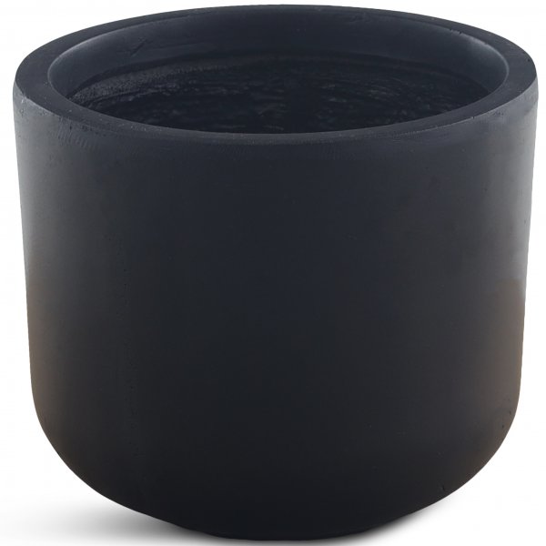 Fiberarmerade utekrukor 2-pack | Runda - Svart