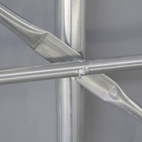 Lagert�lt 7x14m | 3,8m h�jd | 98m� 620g/m� | Med takpanel | PVC - Gr�