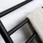 Stor elektrisk handdukstork 63x55x12,5cm | 9007 | Svart