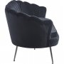 Kingsley 3-sits soffa � Svart sammet med kromben | Modern lyx & h�g komfort
