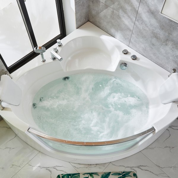 Bubbelbadkar med glasfront & värmare 140x140cm | BK-006V Bubbelbadkar med glasfront & värmare 140x140cm | BK-006V