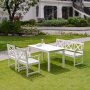 Tr�dg�rdsbord 135 cm | Vitm�lad furu, klassisk design & robust konstruktion | Bohus