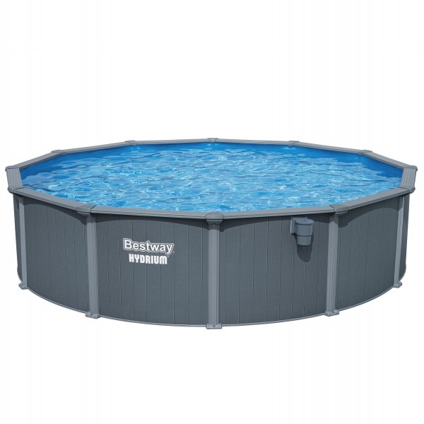Bestway pool ovan mark Ø5,49m – 132cm djup | Hydrium™ Stålväggspool Set (561CS) Bestway pool ovan mark Ø5,49m – 132cm djup | Hydrium™ Stålväggspool Set (561CS)