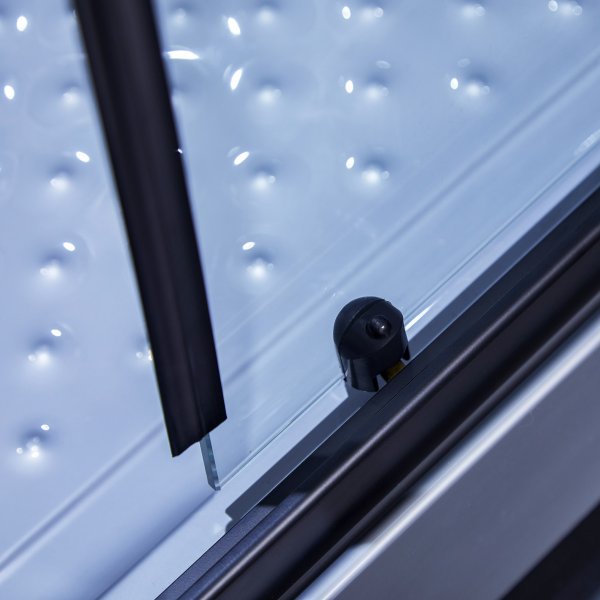 Lyxig duschkabin med massage, belysning, bluetooth - Gr�